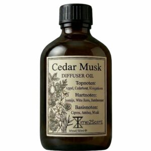 Cedar Musk – Luxe Diffuser Essentiële Olie 500ml - Bestseller voor Hotel, Winkel of Kantoor