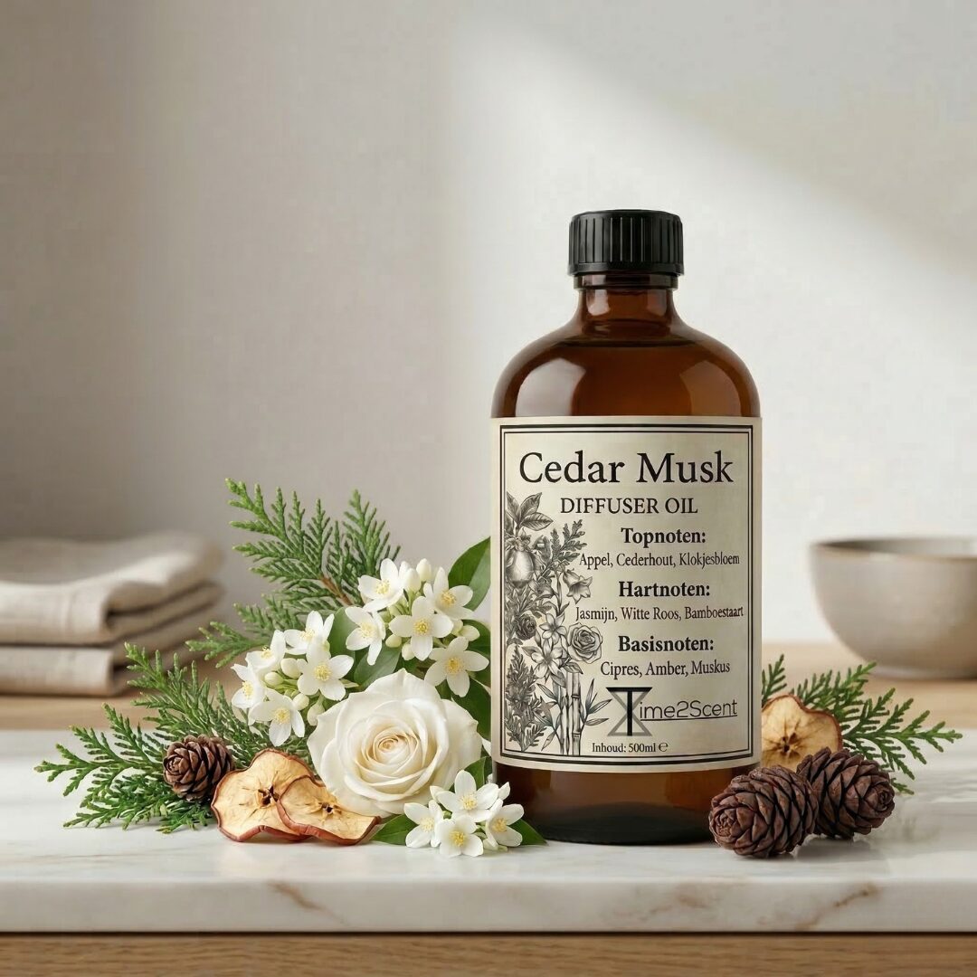 Cedar Musk – Luxe Diffuser Essentiële Olie 500ml - Bestseller voor Hotel, Winkel of Kantoor - Afbeelding 2