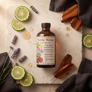 Noble Wood - Luxe Diffuser Essentiële Olie - 500ml - Bergamot & Amber - Bestseller voor Gym, Verzorging, Thuis en Wellness - Afbeelding 2