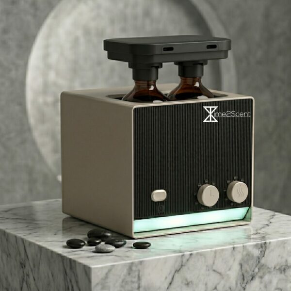 Duo Pro - Luxe Aroma Diffuser met 2 Oliereservoirs 125m²