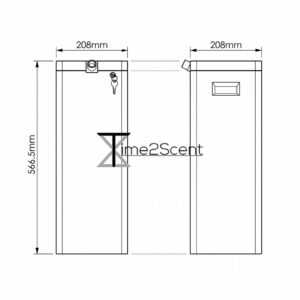 Vante – Industrieel HVAC Aromasysteem - 5.000m² - WiFi/Bluetooth & 5L - Afbeelding 8