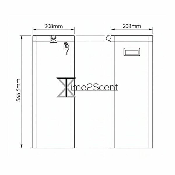 Vante – Industrieel HVAC Aromasysteem - 5.000m² - WiFi/Bluetooth & 5L