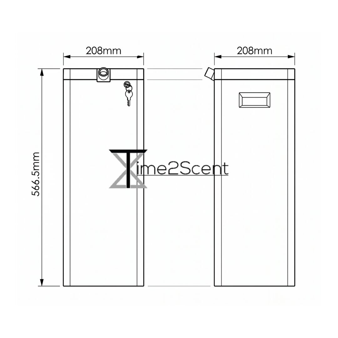 Vante – Industrieel HVAC Aromasysteem - 5.000m² - WiFi/Bluetooth & 5L - Afbeelding 8
