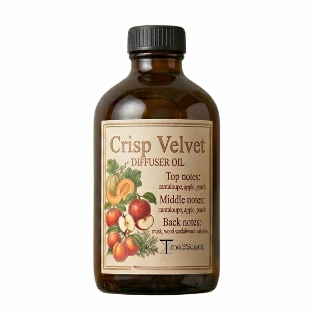 Crisp Velvet – Luxe Diffuser Essentiële Olie 500ml – Fruitig & Warm voor Hotel, Winkel of Kantoor