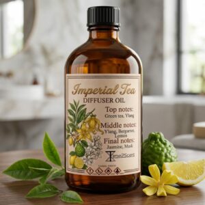 Imperial Tea – Luxe Diffuser Essentiële Olie 500ml – Fris & Rustgevend voor Hotel, Winkel of Kantoor - Afbeelding 2