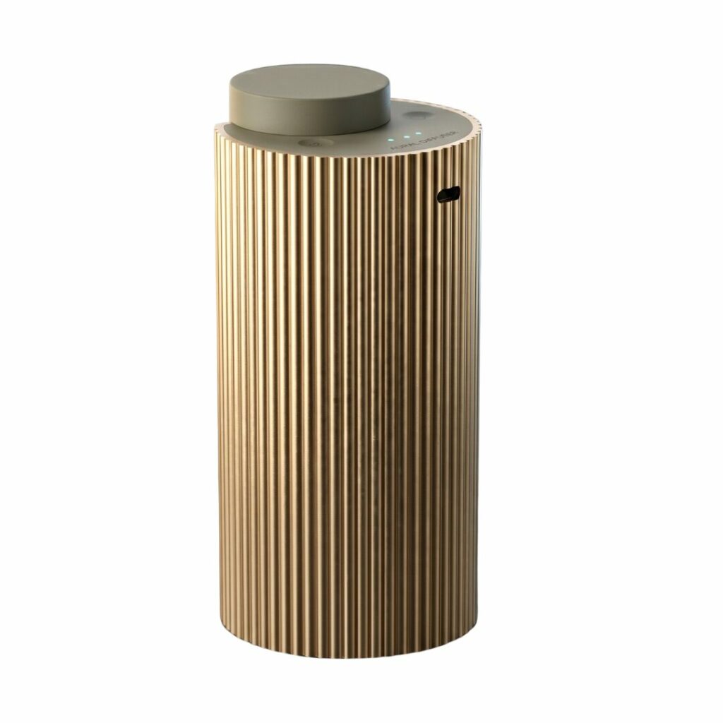 Diffuseur d’arômes intelligent Aura Drive – Huile parfumée incluse pour jusqu’à 1 an – Aluminium – 50 m³