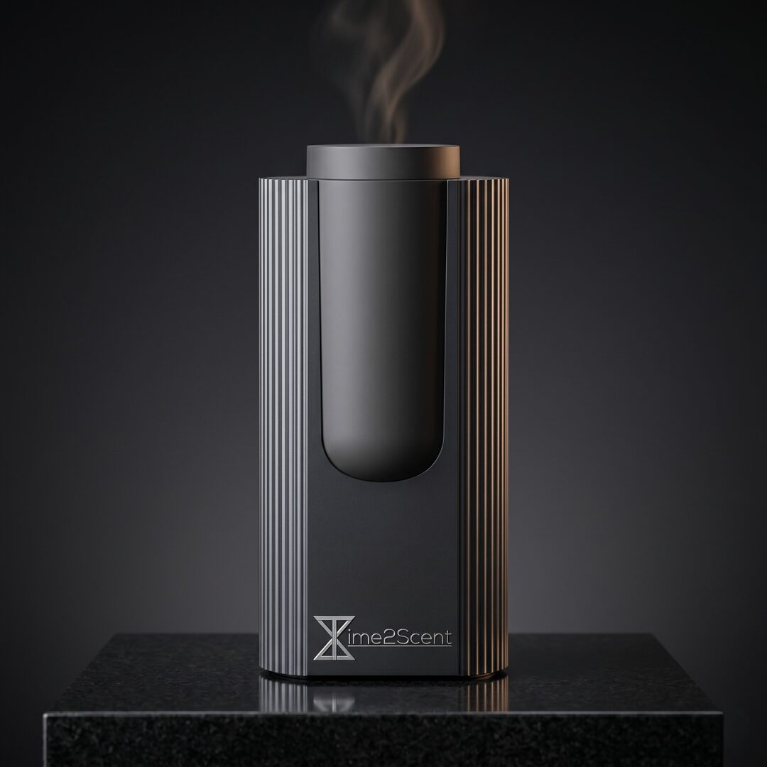 Aura Drive Smart Aroma Diffuser – Dual Mode Auto & Home – Aluminium – Inclusief 20ml Geurolie – 50 m³ - Afbeelding 3