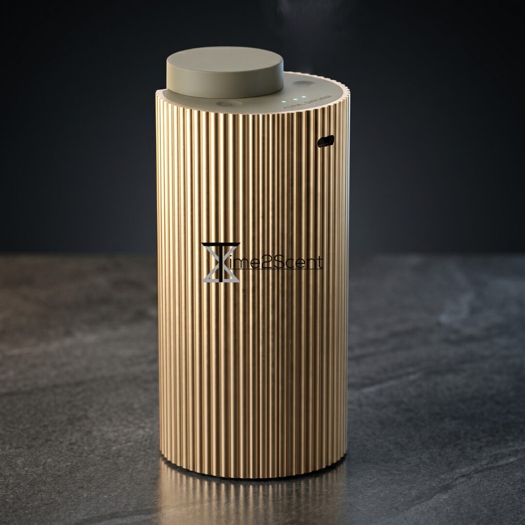 Aura Drive Smart Aroma Diffuser – Dual Mode Auto & Home – Aluminium – Inclusief 20ml Geurolie – 50 m³ - Afbeelding 7