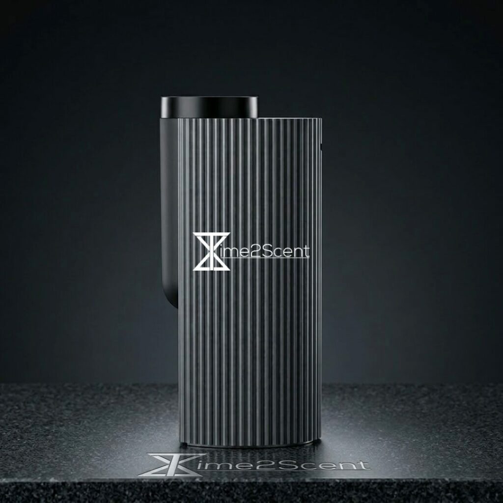 Diffuseur d’arômes intelligent Aura Drive – Huile parfumée incluse pour jusqu’à 1 an – Aluminium – 50 m³