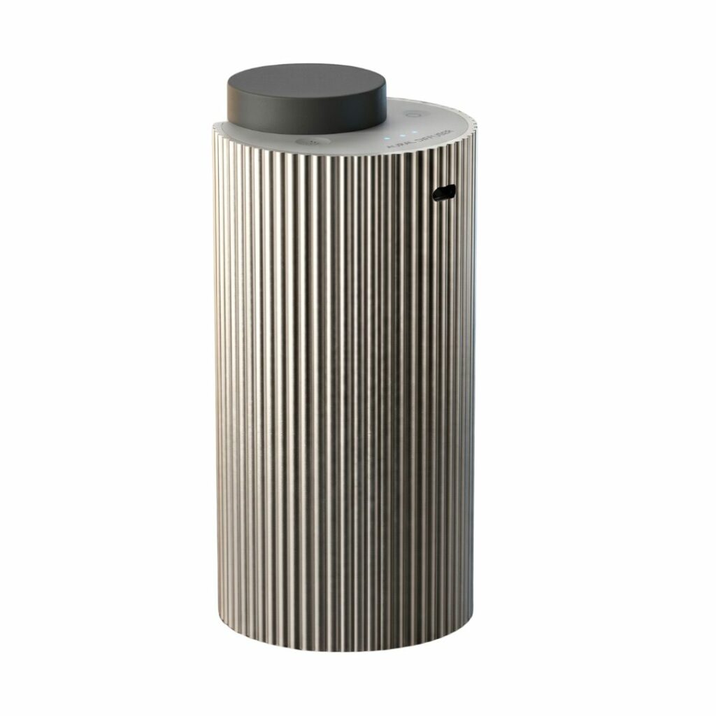 Diffuseur d’arômes intelligent Aura Drive – Huile parfumée incluse pour jusqu’à 1 an – Aluminium – 50 m³