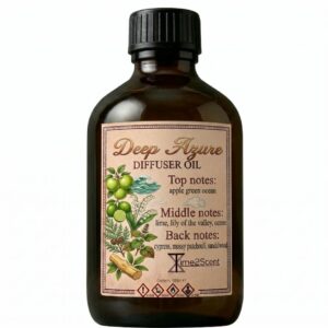 Deep Azure – Luxe Diffuser Essentiële Olie 500ml – Verfrissend Appel & Oceaan voor Zakelijk & Thuis