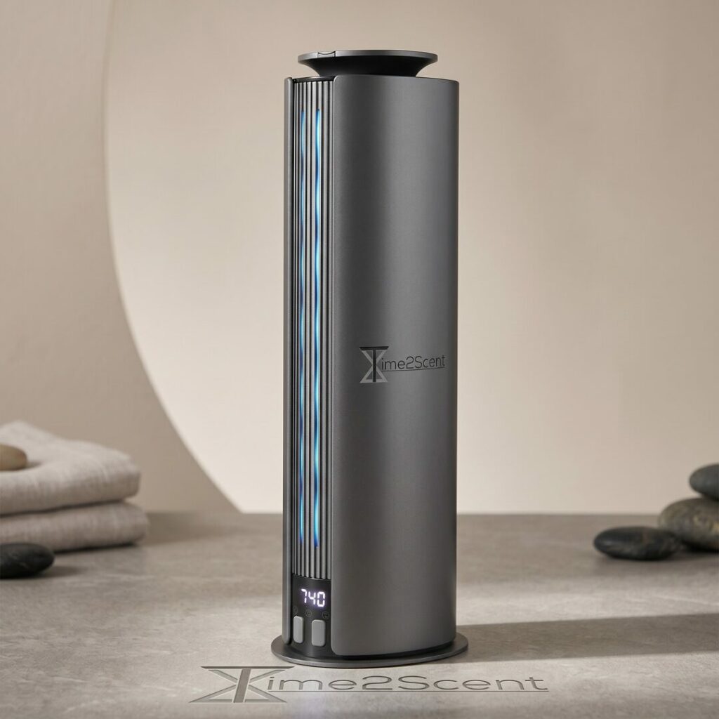 Diffuseur d’arômes intelligent sans fil Vora – 100 m²