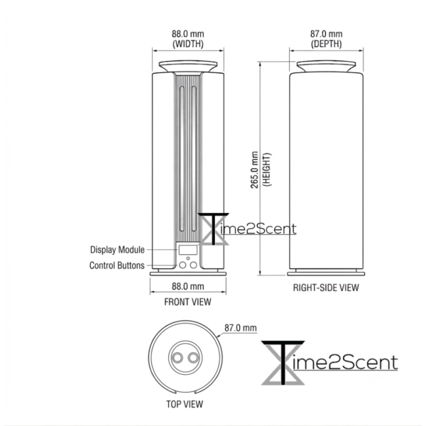 Vora Smart Aroma Diffuser Draadloos – 100 m²